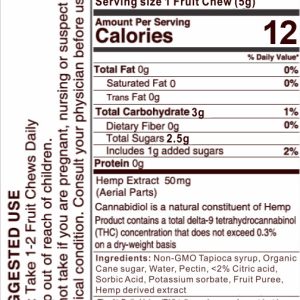 Provida Fruit Chews 1500 MG - Image 3